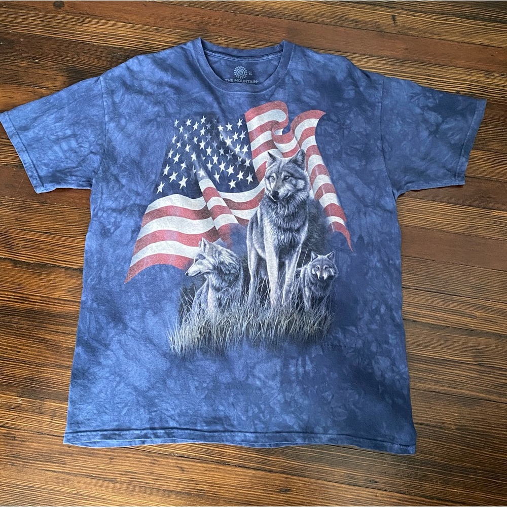The Mountain Wolf Flag Shirt